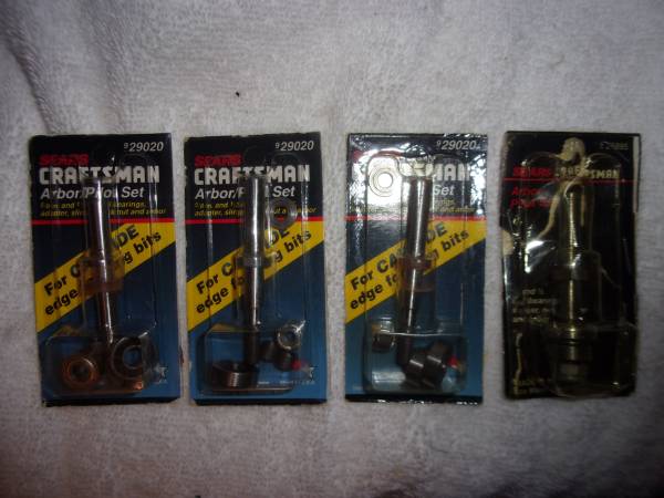 4 new Craftsman Arbor Pilot Sets for Router 1