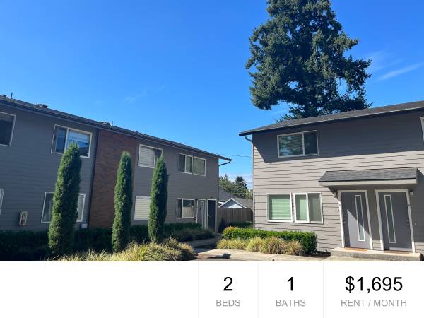 $1,695 / 2br - Modern 2-Bed! Parking, W/D, Stainless App & Pet Friendly! (Vancouver)63777293635585120
