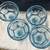 4 Vintage Fostoria Virginia light blue wine glasses or goblets 2 thumbnail
