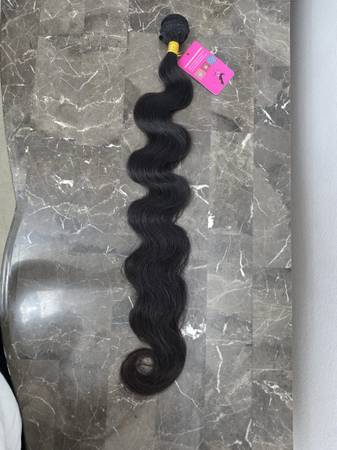 32" Raw Top Quality Indian Virgin Human Hair Body Wave Bundle 1