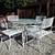 Woodard 5 piece wire mesh table and chair set 1 thumbnail