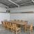 New solid teak outdoor table and 10 teak outdoor chairs 1 thumbnail