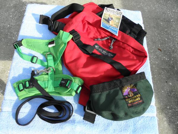 Dog Harness & Pack, medium dog: NEW 1