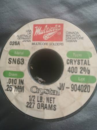Multicore solder sn63 1