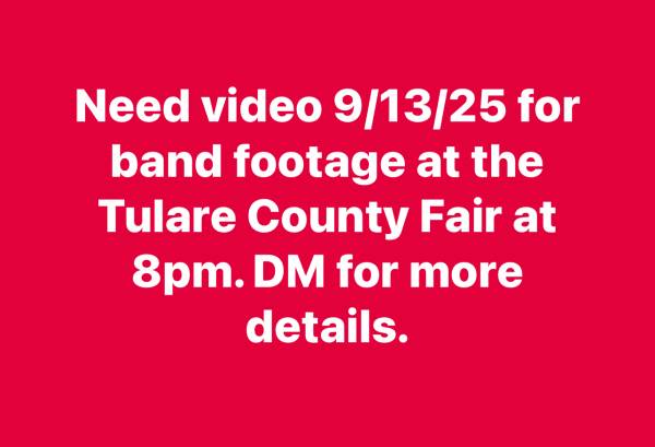Need Professional Video (Tulare)63873028872067120