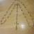 Fashion Gold Flower Bead w/ Clear Crystal Beads Rosary Necklace 1 thumbnail