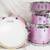 Click Icon 4pc Maple Drum Set Pink Satin Sparkle Finish Shell Pack 18 14 10 14 22 thumbnail
