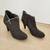 Super hot grey fashionable ankle leather suede heel shoes 4 thumbnail