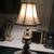 Nice Vintage Brass And Crystal Lamp With Shade 2 thumbnail
