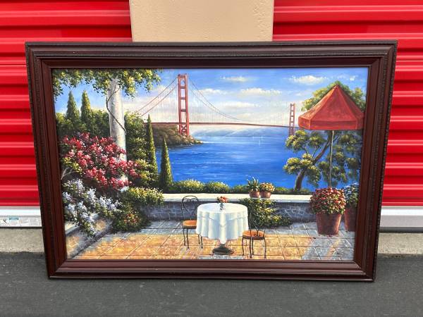 puente Golden Gate - pintura original - $150 (modesto)63470292742913122