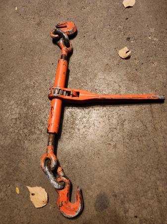 Ratchet chain load binder 3/8" - 1/2" tensioner WLL:9200LB MBS:33000LB 1
