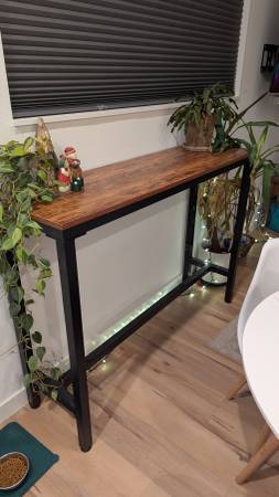 Pub Style Table and Two Bars Stools 1