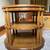 Vintage Drexel Heritage Burled Wood Two Tier Oval Side Table 2 thumbnail