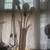 Mid Century Brass & Pink Lily Lamp 9 thumbnail