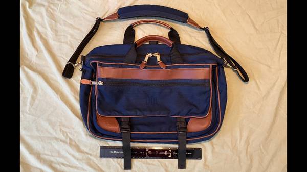 LL Bean Canvass Brief Case/Shoulder Bag 1