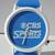 CBS Sports Wrist Watch, Blue Silicone Rubber Strap Blue Sport Watch 2 thumbnail