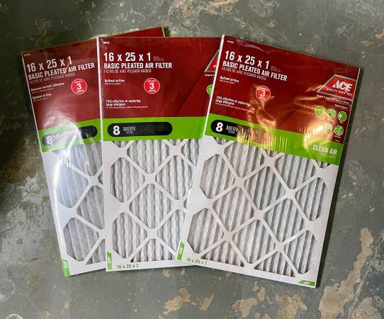 (3) Furnace Filters, new still wrapped 1