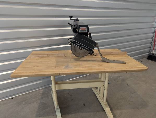 Craftsman 10" radial arm saw 1