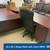OFFICE FURNITURE: DESK-CREDENZA REFINISH  LIQUIDATION  must go ! 3 thumbnail