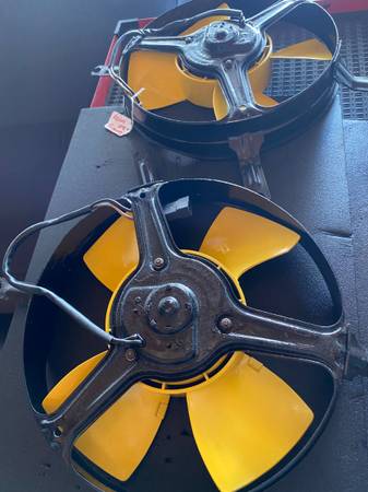 alfa romeo gtv6 radiator cooling fans 1