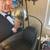 Vintage Mid Century Brass Plated Gooseneck Floor Lamp Working Atomic 13 thumbnail