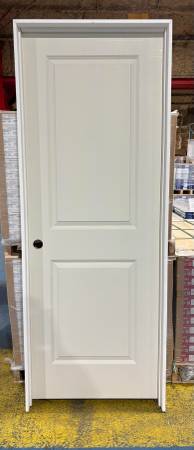 New 30" 2 Panel RH Inswing Prehung Interior Door 1