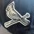 St. Louis Cardinals Baseball Cap - BLACK W GRAY BILL, SELL USED 4 thumbnail