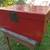 Antique Chinese Red Lacquer Wooden Trunk Box 7 thumbnail