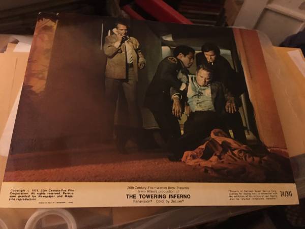 Paul Newman O.j. Simpson Towering Inferno 8"x10" poster 1