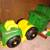 John Deere Dump Truck w/ Blocks! 17" long x 11" tall x 17" depth 11 thumbnail