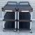 Rubbermaid XTRA #4091 3-Shelf Ultility Carts Matching Pair 2 thumbnail