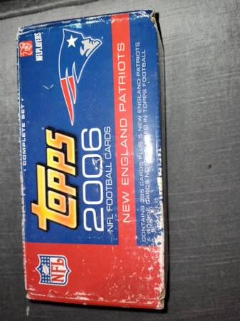 2006 NEW ENGLAND PATRIOTS BOX SET 1