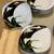 (Six 5-Piece Place Settings) SANGO Quadrille Black Lilies Dinnerware 7 thumbnail