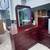 5 pce cherry wood dresser set (2 dressers, mirror, 2 nightstands 3 thumbnail