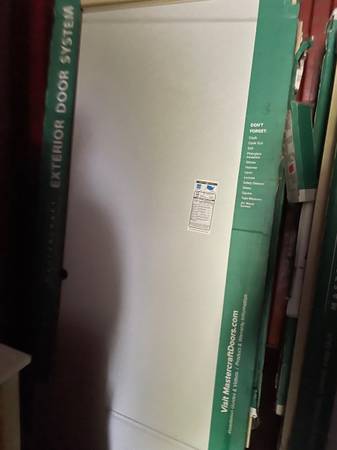 4 - New 36x80 steel exterior utility doors, out-swing - $200 ea. 1