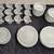Fiestaware Dishes|Retired|Twelve 4-piece Place Settings|Pearl Gray 2 thumbnail