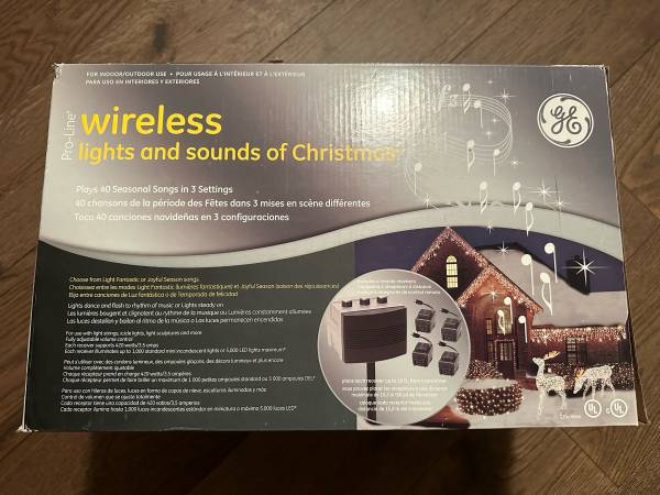 NEW GE LIGHTS & SOUNDS of CHRISTMAS Pro-Line Musical Light Sound Show 1