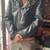 Vintage Diamond Plate Motor Cycle Leather Jacket (Men S) 1 thumbnail