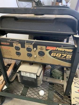 Coleman gas generator 1