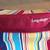 Longaberger Sunny Day Striped Foldable Lunch Bag 2 thumbnail