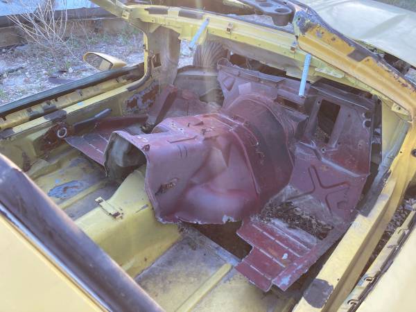 1984 to 1996 C4 Corvette standard shift floor pan 1