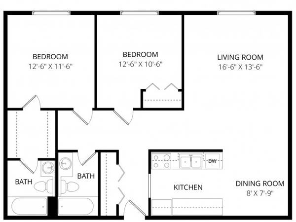 $1,700 / 2br - 900ft2 - 2 bed 2 bath ready to view now! Visit our community today! (Anchorage - Minutes from Downtown)64004785595267120