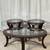 Classic Glass & Wood Coffee Table Set Of 3 2 thumbnail
