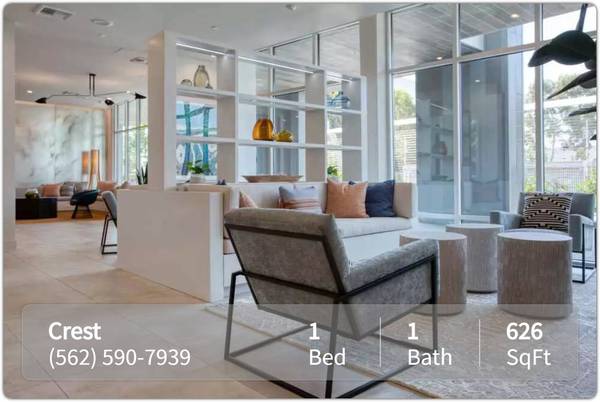 $2,625 / 1br - 626ft2 - Upscale luxury living can be yours! 1 bed, 1 bath! Come in today! (Long Beach)63701166423425121