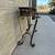 Beautiful wrought iron and wood sofa table. 7 thumbnail