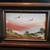Original Framed landscape painting with birds 1 thumbnail