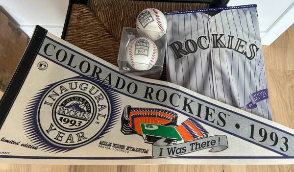 Colorado Rockies Memorabilia 1993-1995 1