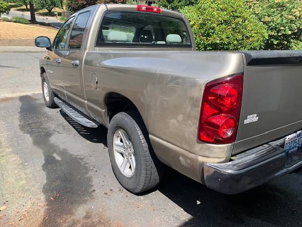 2007 Ram 1500 2x4 Quad Cab.  Regularly maintained, ready to drive - $8,000 (Kirland, WA)63617215757953124