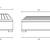 Conway 45 in. Wicker Outdoor Coffee Table in Light Gray 7 thumbnail