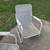 Vintage Deck Patio Furniture Pair White Wicker & Steel Spring Chairs 11 thumbnail